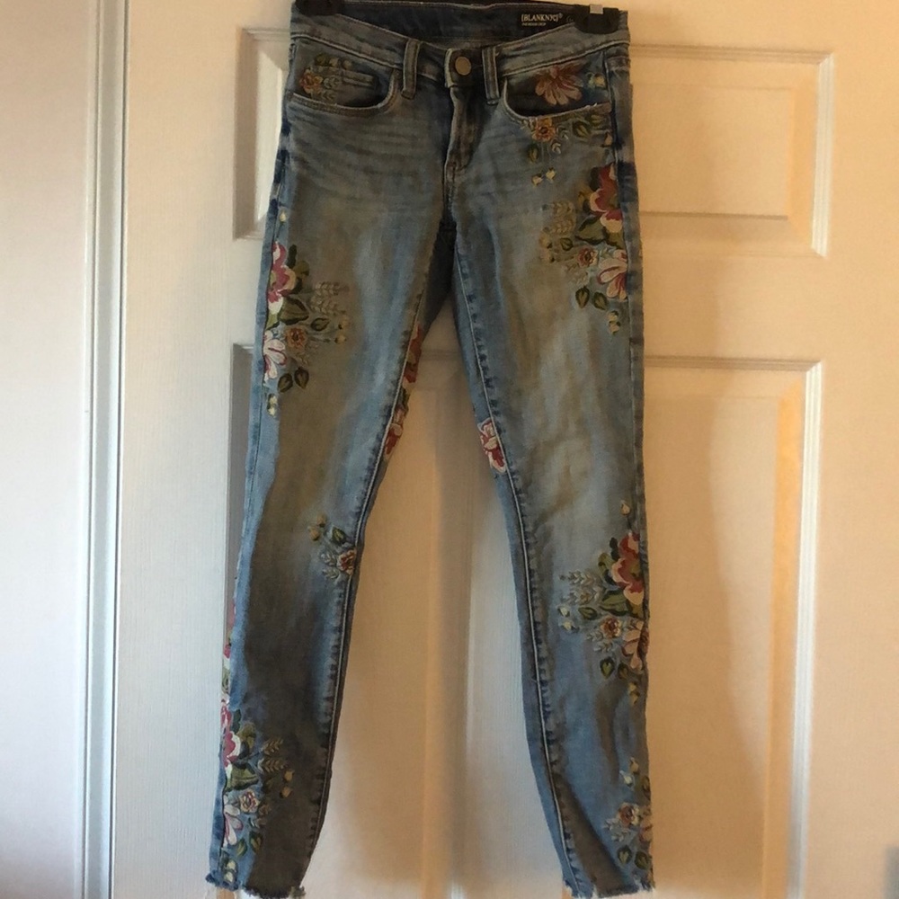 Embroidered jeans